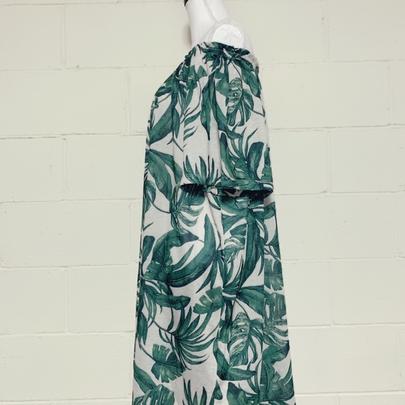 H&M CONSCIOUS • PALM LEAF DRESS - Picture 4 of 5